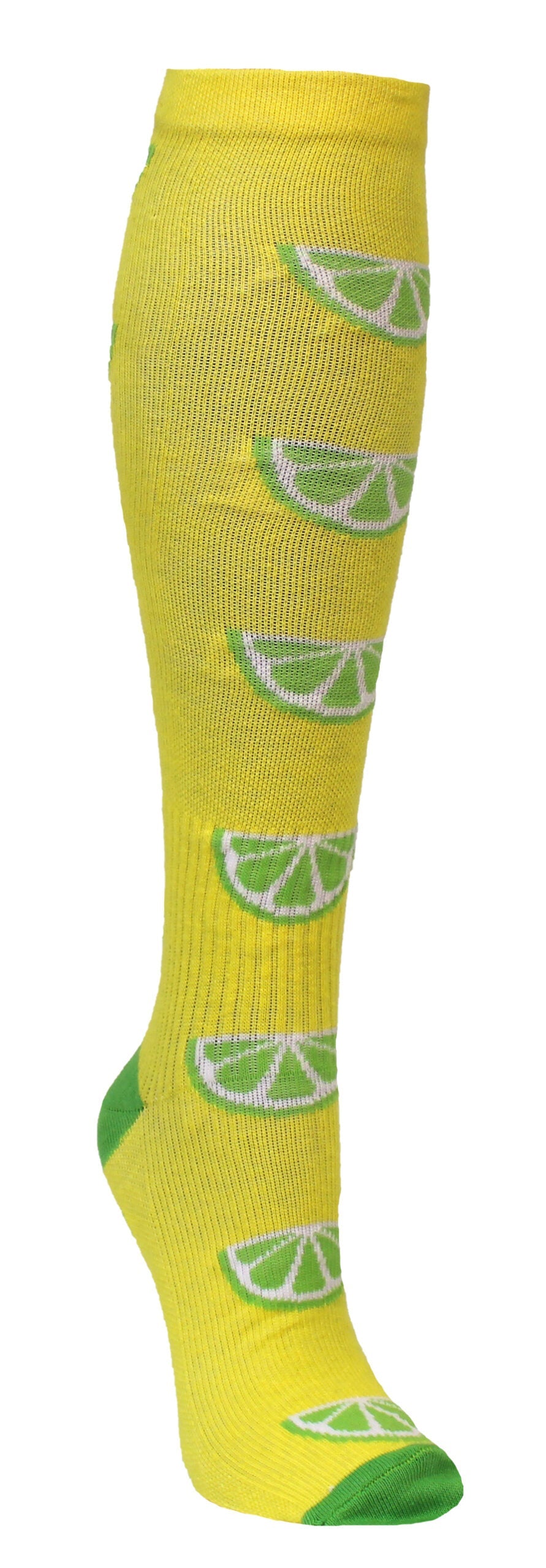 Zent Stödstrumpa Lime Gul