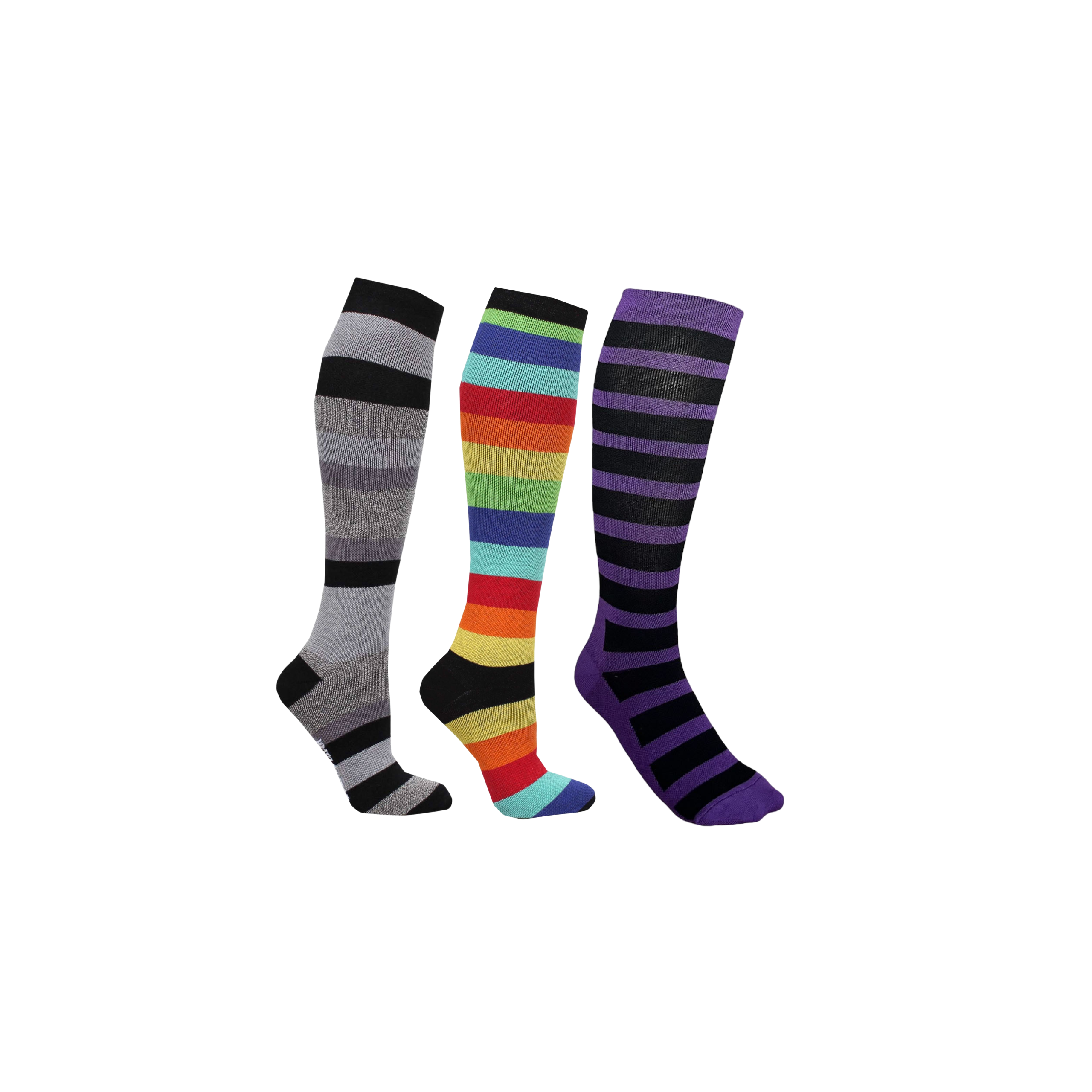 Hmble Wear Stödstrumpor 3-pack – Randiga