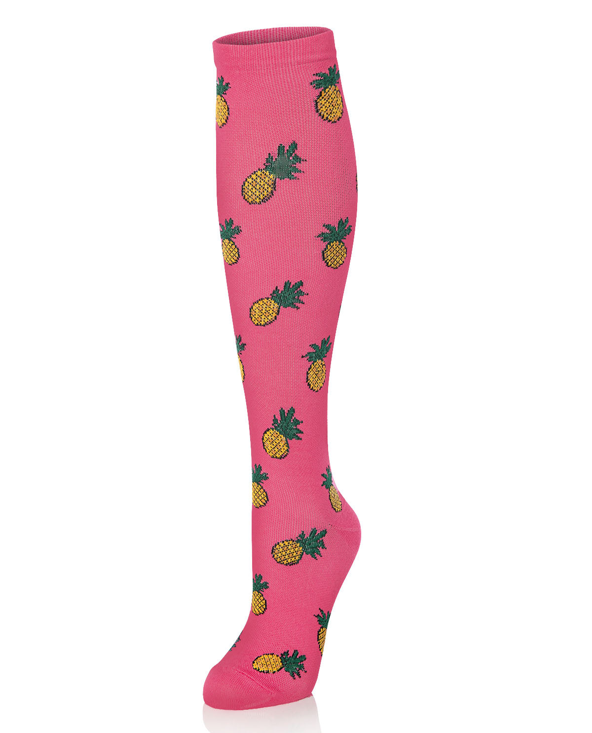 Nuddy Bambu Stödstrumpa Ananas 1-pack