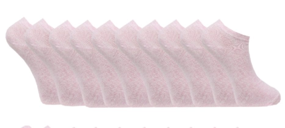 10 pack sneakers strumpor Rosa